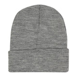 Fabseasons Grey HELLO Skull Cap for Winters