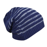 FabSeasons Unisex Blue Acrylic Woolen Slouchy Beanie and Skull Cap for Winters