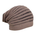 FabSeasons Unisex Brown Acrylic Woolen Slouchy Beanie and Skull Cap for Winters freeshipping - FABSEASONS