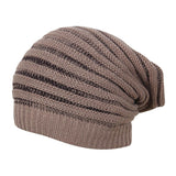 FabSeasons Unisex Brown Acrylic Woolen Slouchy Beanie and Skull Cap for Winters freeshipping - FABSEASONS