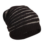 FabSeasons Unisex Dark Brown Acrylic Woolen Slouchy Beanie and Skull Cap for Winters