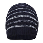 FabSeasons Unisex Navy Acrylic Woolen Slouchy Beanie and Skull Cap for Winters