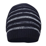 FabSeasons Unisex Navy Acrylic Woolen Slouchy Beanie and Skull Cap for Winters