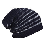 FabSeasons Unisex Navy Acrylic Woolen Slouchy Beanie and Skull Cap for Winters freeshipping - FABSEASONS