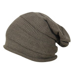 FabSeasons Unisex Green Acrylic Woolen Slouchy Beanie and Skull Cap for Winters
