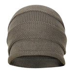 FabSeasons Unisex Green Acrylic Woolen Slouchy Beanie and Skull Cap for Winters