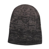 FabSeasons Unisex Dual Color Black & Gray Woolen Slouchy Beanie