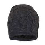 FabSeasons Unisex Dual Color Blue & Gray Woolen Beanie Cap