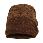 FabSeasons Unisex Dual Brown Color Acrylic Woolen Slouchy Beanie Cap