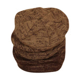 FabSeasons Unisex Dual Brown Color Acrylic Woolen Slouchy Beanie Cap