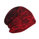 FabSeasons Unisex Dual Color Red Woolen Slouchy Beanie Cap