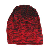 FabSeasons Unisex Dual Color Red Woolen Slouchy Beanie Cap