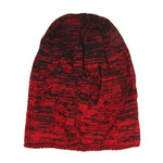 FabSeasons Unisex Dual Color Red Woolen Slouchy Beanie Cap