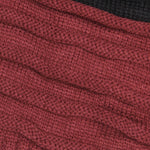 FabSeasons Unisex Dual Color Black & Maroon Acrylic Woolen Slouchy Beanie Cap
