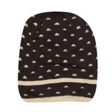 FabSeasons Unisex Dark Brown Acrylic Woolen Slouchy Beanie and Skull Cap for Winters