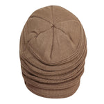 FabSeasons Unisex Brown Acrylic Woolen Slouchy Beanie and Skull Cap for Winters