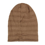 FabSeasons Unisex Brown Acrylic Woolen Slouchy Beanie and Skull Cap for Winters