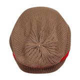 FabSeasons Unisex Light Brown Acrylic Woolen Slouchy Beanie and Skull Cap for Winters