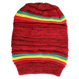 FabSeasons Unisex Red Acrylic Woolen Slouchy Beanie and Skull Cap for Winters