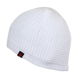 FabSeasons White Acrylic Woolen Winter Skull Cap