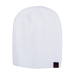 FabSeasons White Acrylic Woolen Winter Skull Cap