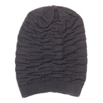 Fabseasons Solid Black Acrylic Woolen Winter Beanie and Skull Cap