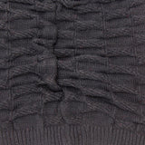 Fabseasons Solid Black Acrylic Woolen Winter Beanie and Skull Cap freeshipping - FABSEASONS