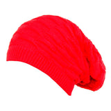 Fabseasons Solid Red Acrylic Woolen Winter Beanie and Skull Cap